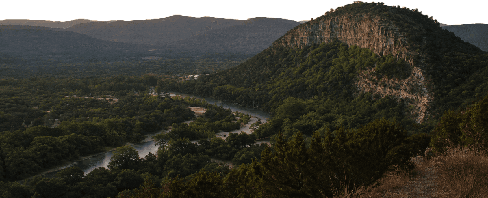 Frio River Canyon at sunrise